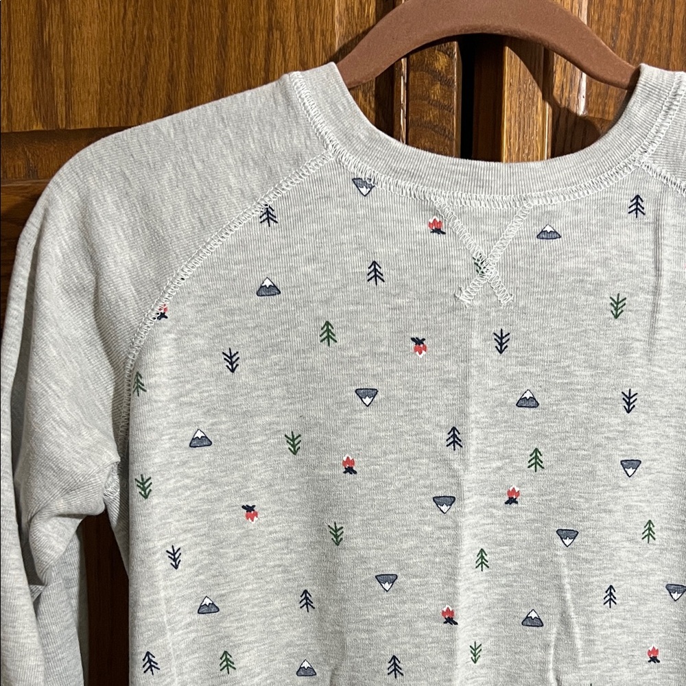 Gray Patterned Sweater